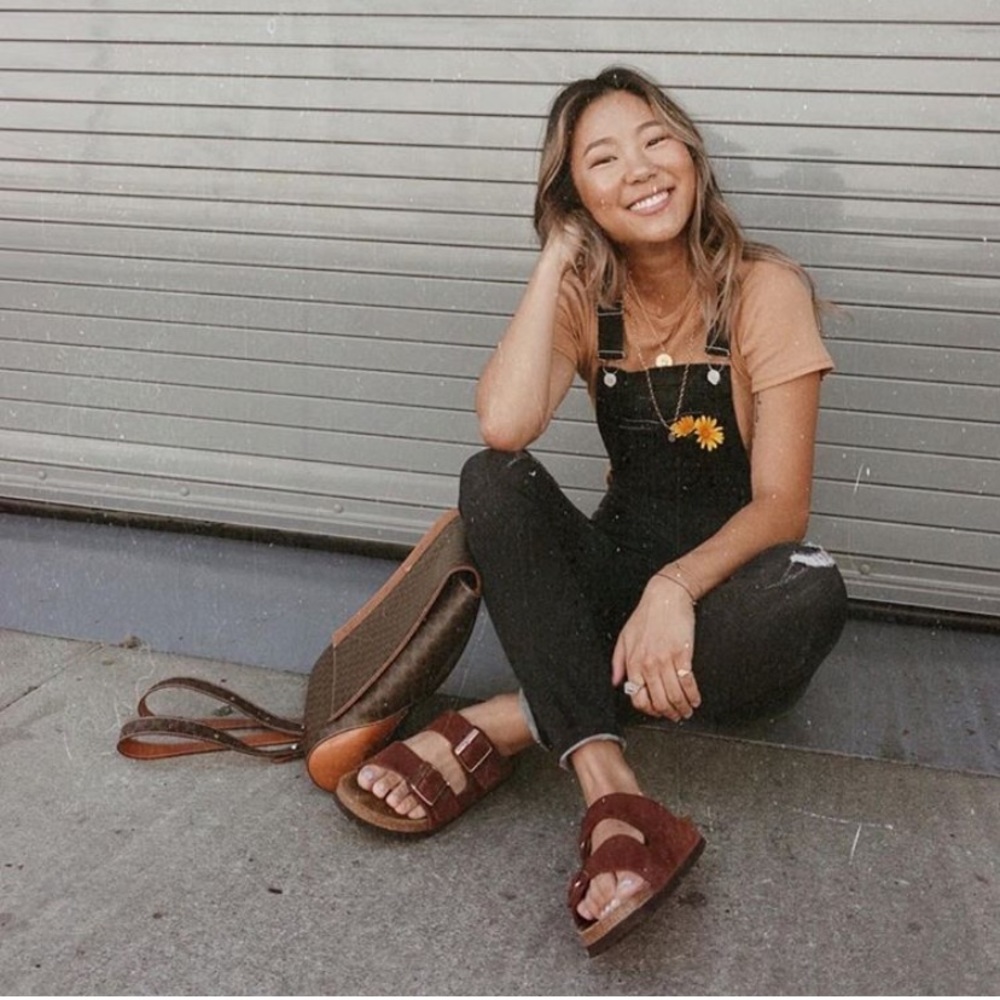 Bebe Black Overalls